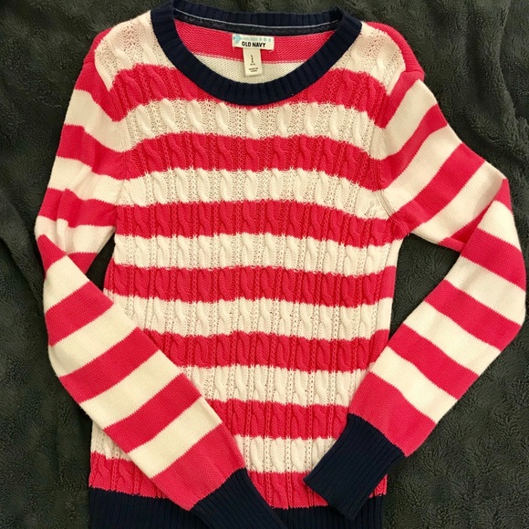 Old Navy Other - Old Navy Girls Cable Crew Sweater